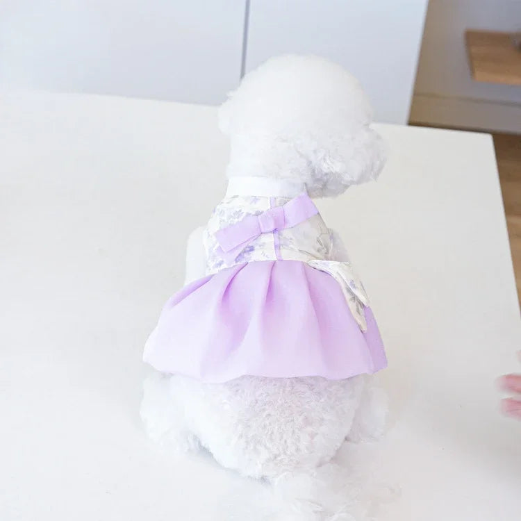 Cute Tulle Puppy Dress for Small Dogs