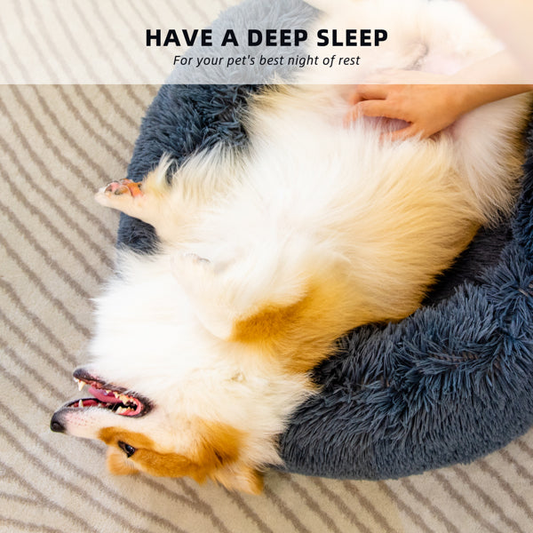 Fluffy Donut Pet Bed