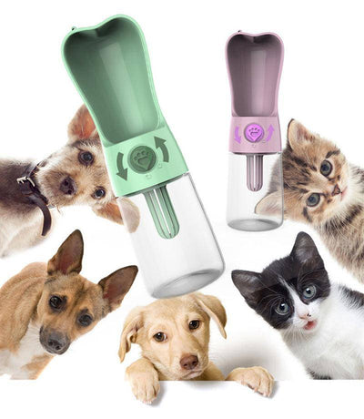 Pet Water Bottle Portable Feeder