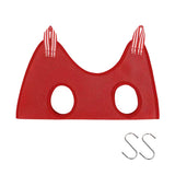 Red mesh bralette with thin straps 