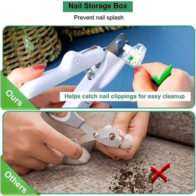 LED Light Pet Nail Clippers for Dogs and Cats