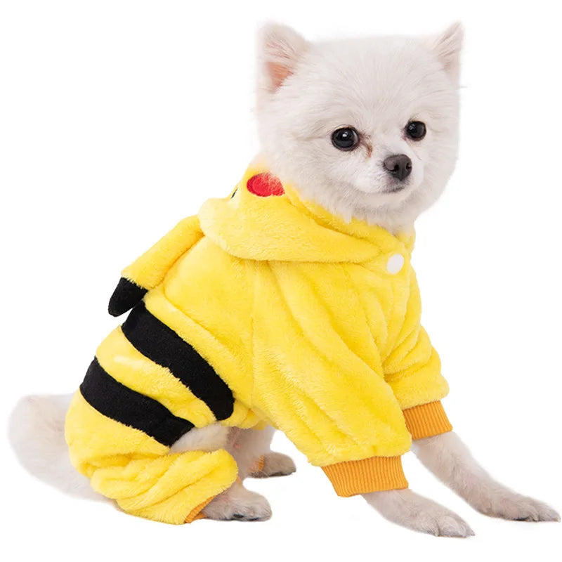 Soft Warm Fleece Pet Jumpsuit