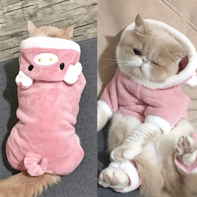 Soft Warm Fleece Pet Jumpsuit