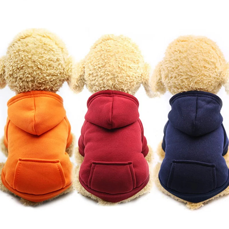 Fashion Pet Cotton Hoodies & Overalls