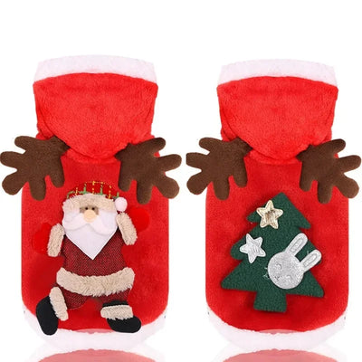 Pet Warm Elk Santa Winter Coat