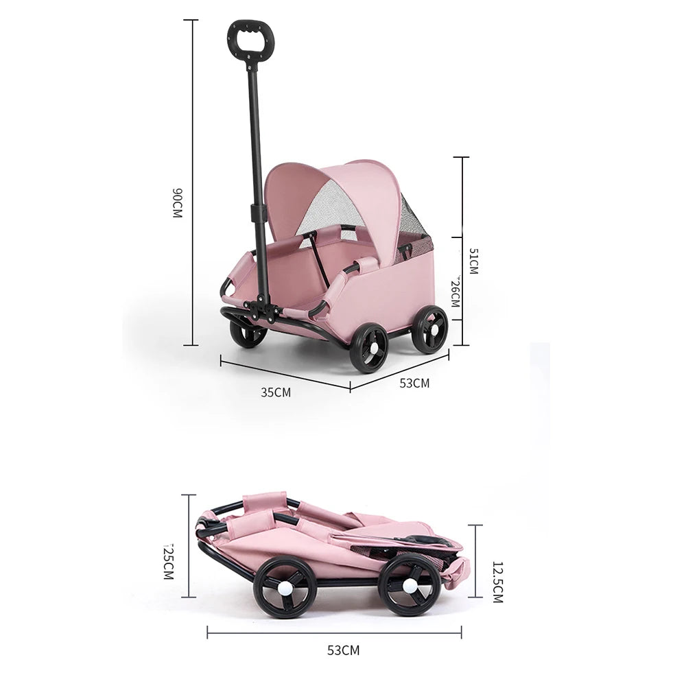 Lightweight & Foldable Pet Stroller