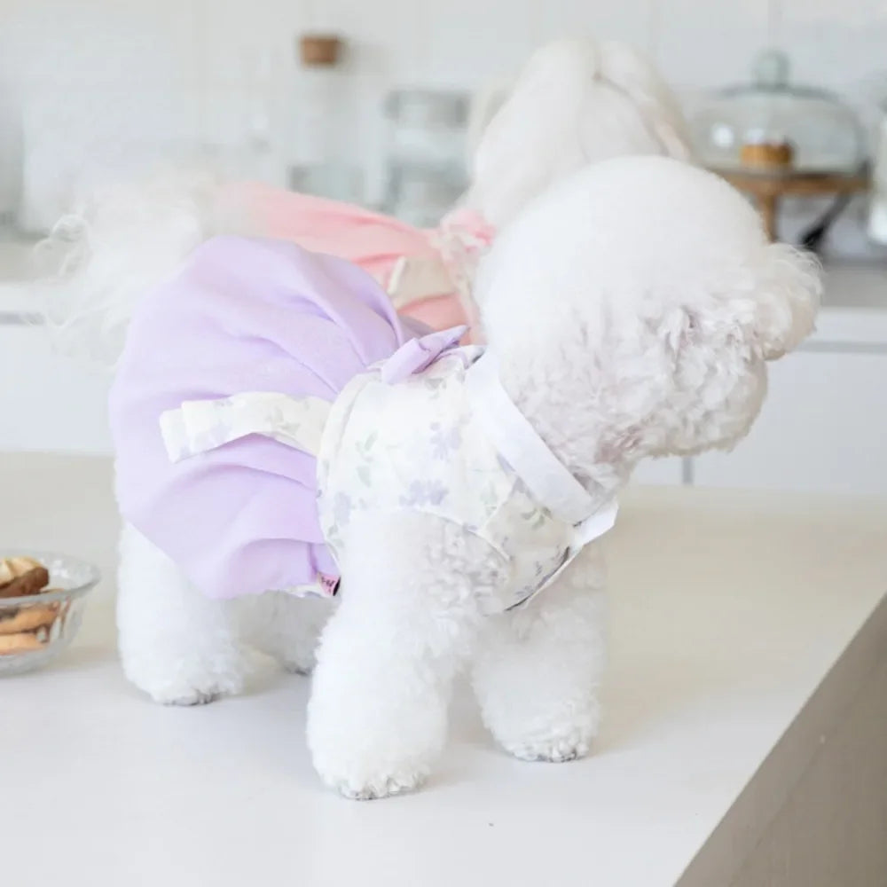 Cute Tulle Puppy Dress for Small Dogs