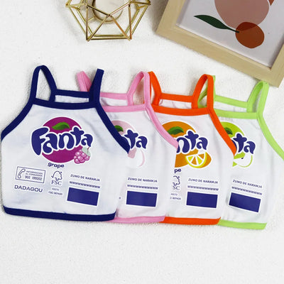 Pet Clothing Soda Print Dog & Cat Camisole
