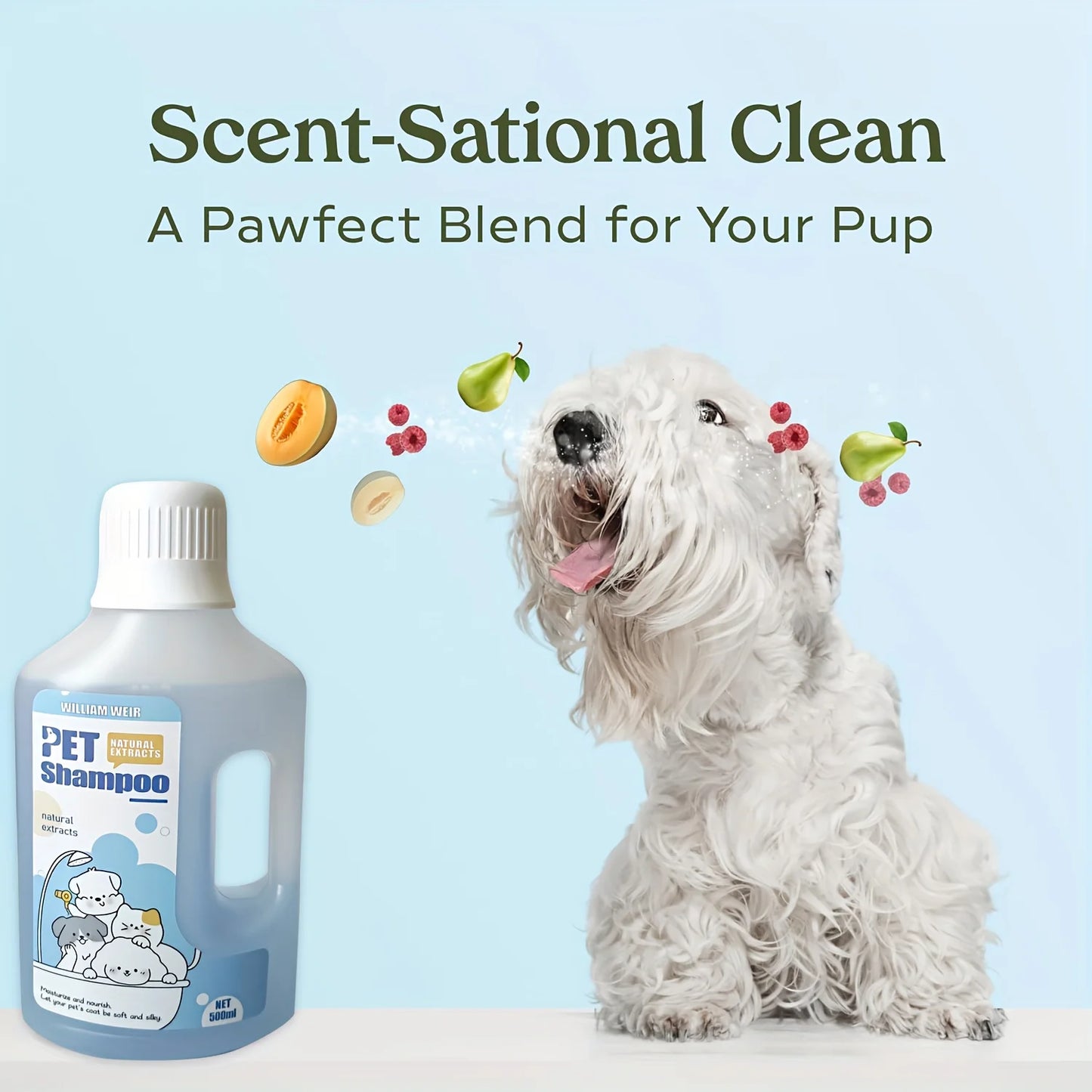 Gentle Pet Shampoo for Dogs & Cats