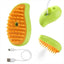 Electric Pet Grooming Brush with Spray