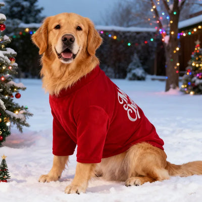 Classic Merry Christmas Dog Sweater