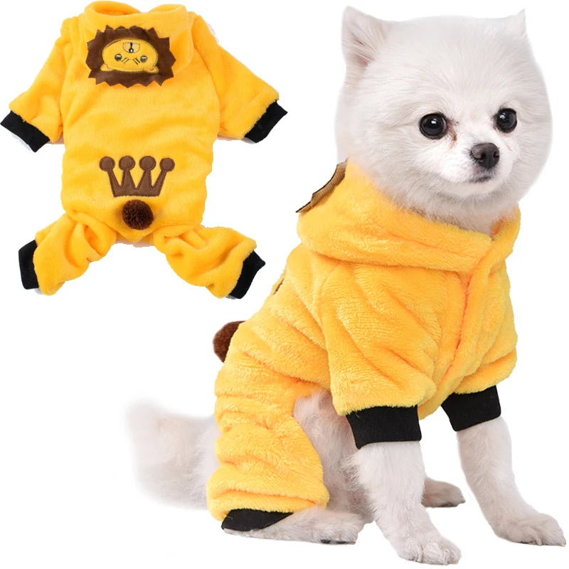 Soft Warm Fleece Pet Jumpsuit
