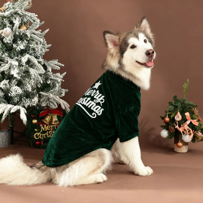 Classic Merry Christmas Dog Sweater