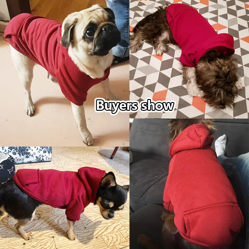 Fashion Pet Cotton Hoodies & Overalls
