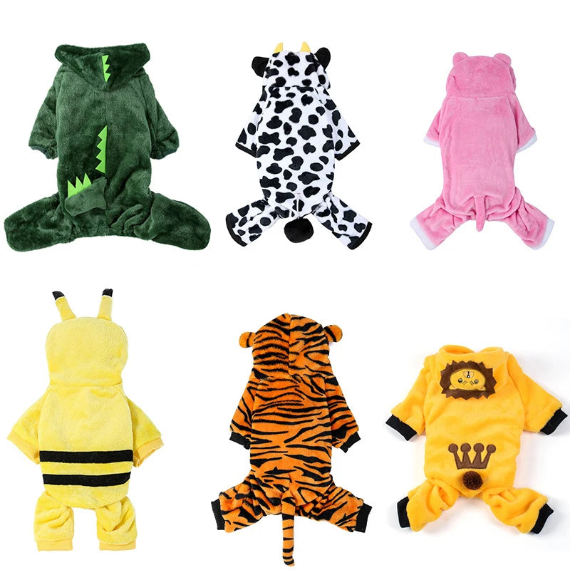 Soft Warm Fleece Pet Jumpsuit