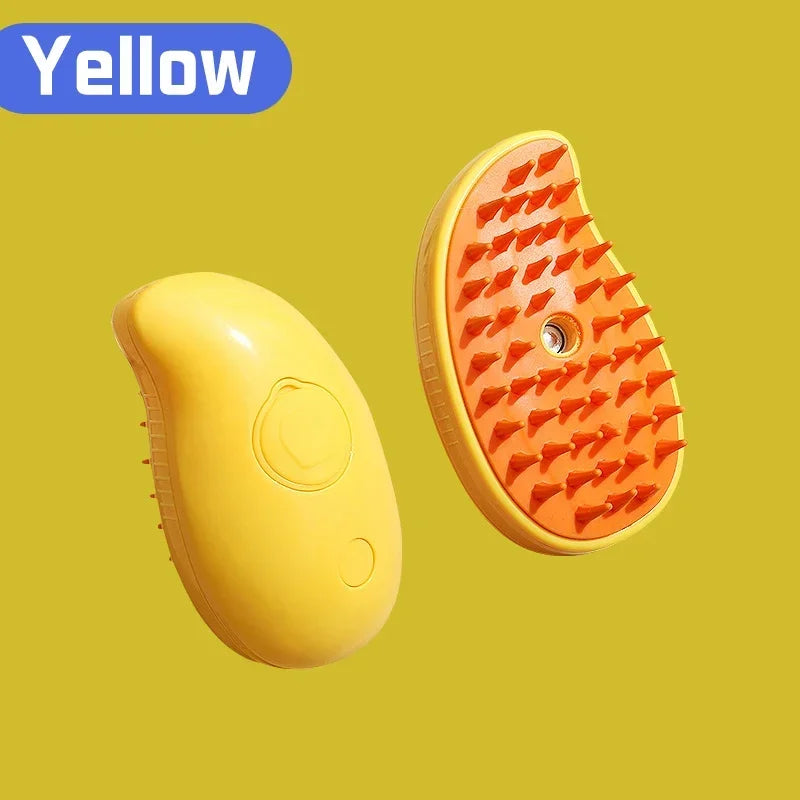 Floating Hair Removal, Cleaning & Styling Brush for Dogs & Cats