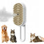 Floating Hair Removal, Cleaning & Styling Brush for Dogs & Cats