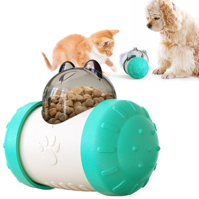Bright, fun, slow-feeding Swing Bear Food Leaker toy that dispenses treats and keeps pets entertained while promoting healthy eating habits.