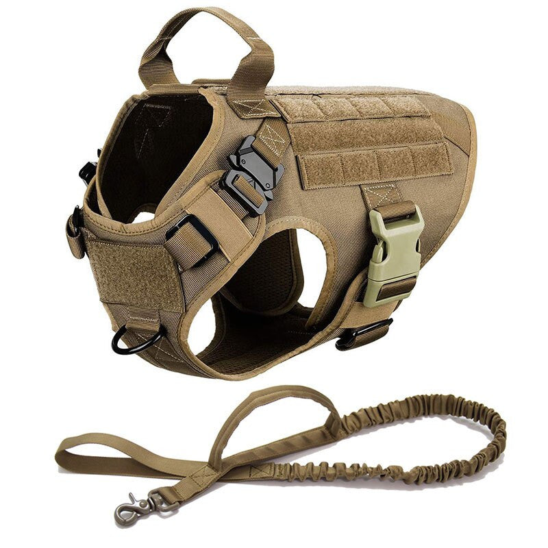 Dog Collar Military Dog Harness And Leash Set