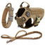Dog Collar Military Dog Harness And Leash Set